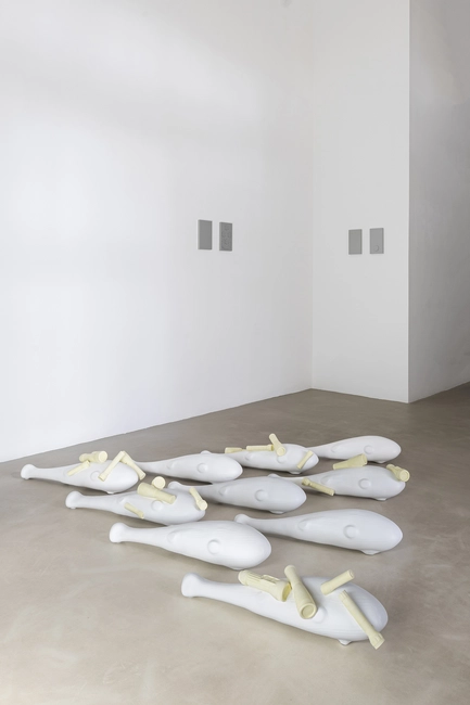 Italo Zuffi, Il doppio del tempo, 2025, installation view, ph. Giulia Pietroletti