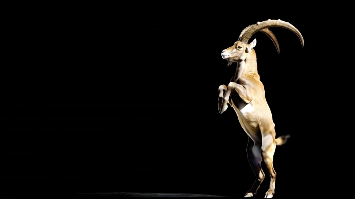 Simone Berti, Stambecco, 2026, video animation